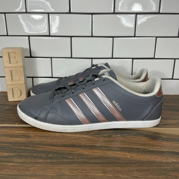 adidas | Shoes | Adidas Neo Vs Coneo Qt Trainers Sneakers Grey Rose Gold  Bb9646 Womens Size 8 | Poshmark